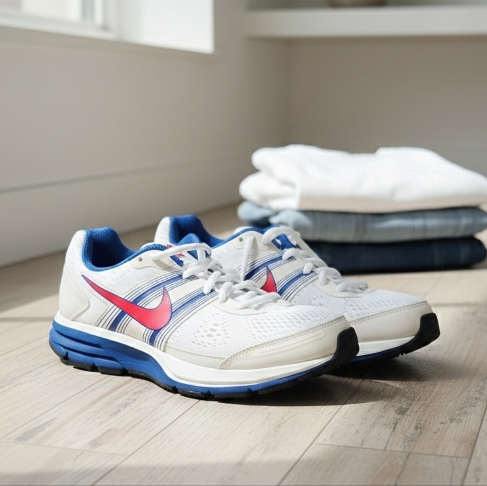 Nike LunarSwift+ 4  Running Shoes ,Red/White/Blue Women's 8.5